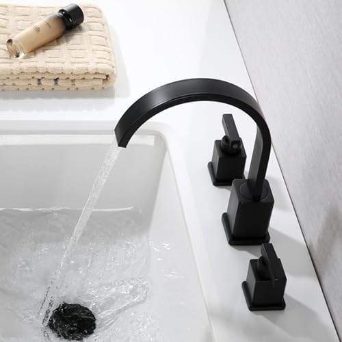 Robinet de lavabo cascade double commande pour une salle de bain moderne - 5