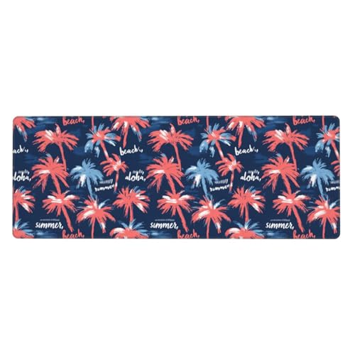 Tapis de souris de jeu grand format antidérapant sous-main bureau PC portable bords cousus