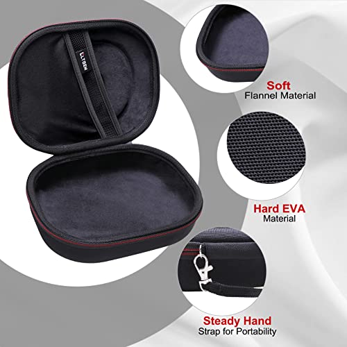 Image of L LTGEM Eva Hard Case For Jbl Live 770Nc /660Nc /650Bt /460Nc /670Nc /400Bt /500Bt And Jbl Tune 770Nc /710Bt /720Bt /760Nc /700Bt /750Bt /510Bt /660Nc /520Bt /500 /Tour One /E45Bt Bluetooth Wireless Headphone(Black)