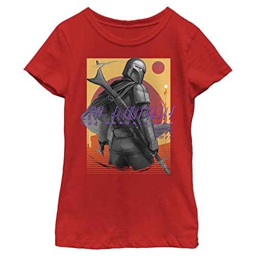 T-shirt Star Wars Mandalorian pour l'école et les loisirs des filles