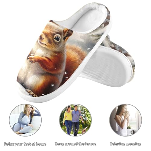 House Fuzzy Slippers Halloween Skull Unicorn Anti-Slip Warm Shoes for Womens & Men 208487363