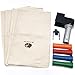 Ribao Coin Tube Connector, 4 Coin Tubes and Coin Bags Set for Coin Counter and Coin Sorting Machines CS10S/CS-2000/HCS-3300/HCS-3500AH