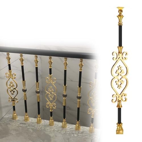 Barreaux de garde-corps intérieurs en métal pour rénover une rampe d'escalier