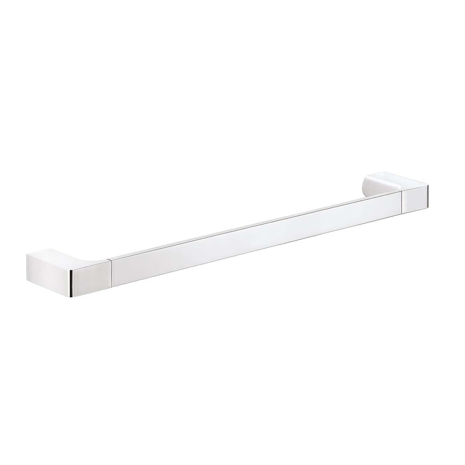 Gedy G-Kuala Lumpur Towel Holder CM.45, Chrome Color, Components Made of Cromall, Brass and Glass, 2 Year Warranty, Measures 2.5 x 45 x 6.6 CM and Weight 0.5 kg, Design R&S, Chrome, 45 cm