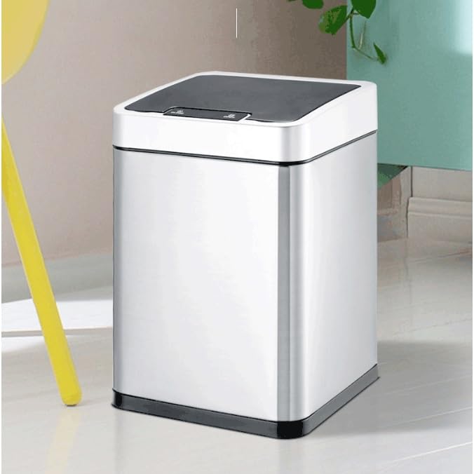 Smart Trash Can Automatic Sensor Garbage Can for Bathroom Kitchen Garbage Cube Living Room Home image 4