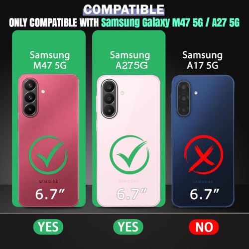 Image of Crystal Clear Case Compatible with Samsung A27 5G | Raised Bumps for Camera & Screen Protection | Clear Soft Silicone Back Case Cover for Samsung Galaxy A27 5G / M47 5G (TPU | Transparent)