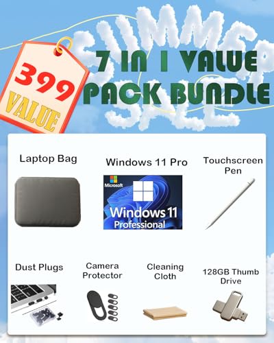 Image of HP 27 inch Touchscreen All-in-One Desktop Computer, AMD Ryzen AI 7 350 (Up to 5.0GHz), 32GB DDR5 RAM, 2T SSD, FHD IPS Display, WiFi6, Bluetooth 5.4, Windows 11 Pro, Copilot+ AI PC, KB & Mouse, Accessories