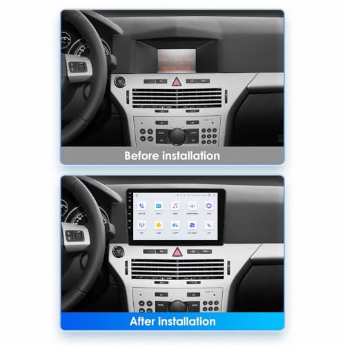 Radio de coche 2 DIN para Opel Astra H con Bluetooth y GPS para manos libres y música 2