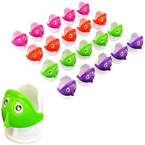 Haktoys Replacement Fish Parts – 21-Piece Extra Fish Set for