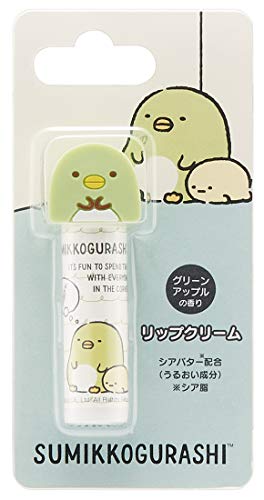 スケーター マスコット リップクリーム すみっコぐらし ぺんぎん グリーンアップルの香り CMCL1