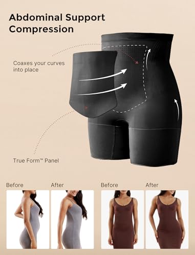 Momcozy Shapewear for Women, High Waisted Tummy Control Shorts, Faja Body Shaper, Underwear for Postpartum & Daily Dress Black3