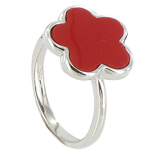 Bague Argent 925 Chance et Corail le cadeau idéal avec un message porte-bonheur unique