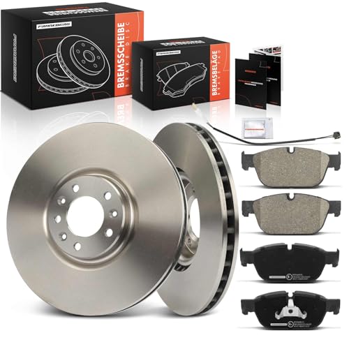 Frankberg Brake Kit incl. 2x Brake Disc + 4x Brake Pad Front Compatible with 508 SW I 8E C5 III Break RW 508 I 8D C5 III RD C6 TD Replace# 1610104080, 425473