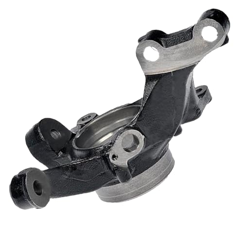 Image of Detroit Axle - FWD Front Right Steering Knuckle for Toyota 2004-2010 Sienna, Passenger Side Steering Knuckle Assembly 2005 2006 2007 2008 2009 Replacement