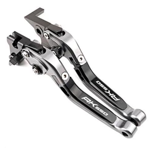 ���]�� �ɓK�� KYMCO �v���~�A�� AK550 Ak550 �v���~�A�� 2022-2024 Accessorie �N���b�`�u���[�L���o�[�g���\�Ȓ����\�Ȑ܂肽���݃��o�[(Grey)