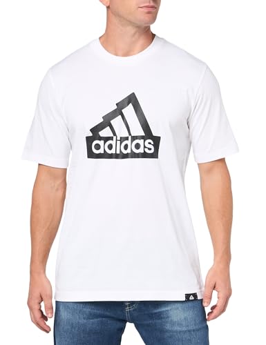 adidas Men's Modern Essentials T-Shirt, White, Small/Tall