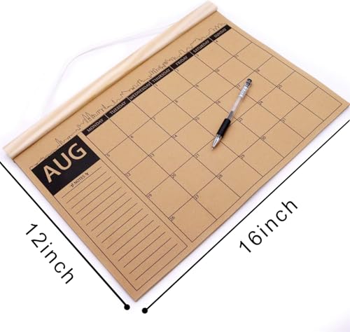 2025rusticwoodenkraftpaperhangerjanuary2025august2026monthlydeskorwallcalendarplanner18monthcalendarwithscrollwoodframesize16x12inch  Urban Country Home Decor 2025 rustic wooden kraft paper hanger january 2025 august 2026 monthly desk or wall calendar planner 18 month calendar with scroll wood frame size 16x12inch  urban country home decor