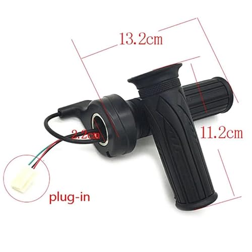 ツイストスロットル 12V-72V アクセラレーター 電動自転車/eバイク/電動スクーター用 車両加速ハンドル