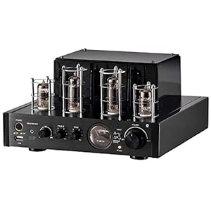 Monoprice Stereo Hybrid Tube Amplifier 2019 Edition, 25 Watt with Bluetooth, Wired RCA, Optical, Coaxial, and USB…
