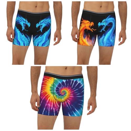 Underwear Men 3 Pack Funny Boxer Brief Set For Men Underwear Multipack Fun Novelty Gifts2