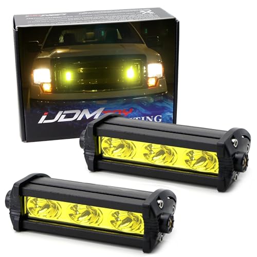 Kit de Luz LED Diurna Amarilla iJDMTOY 3000K Alta Potencia miniatura 1