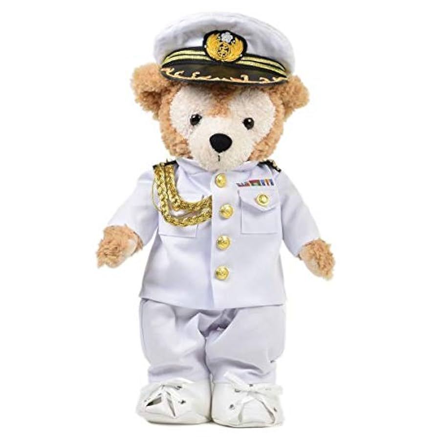 682 儀礼服 白 海上自衛隊 ダッフィー Sサイズ用コスチューム Amazon.co.jp: paomadei 682 儀礼服 白 海上自衛隊 43cm Sサイズ