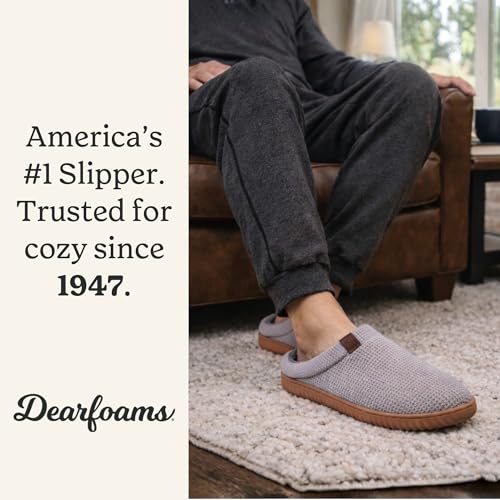 Image of Dearfoams mens Case Casual Clog