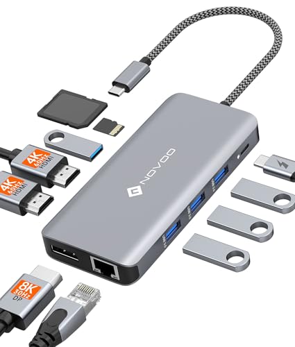 Docking Station USB-C 11-in-1 ICY BOX - Per 2 Monitor, 4K, Ethernet, 60W - Foto 9