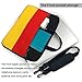 MOganjg Ultra Thin Lightweightgerman Flag Print Laptop Carry Bag Portable Shoulder Handbag With Adjustable Strap