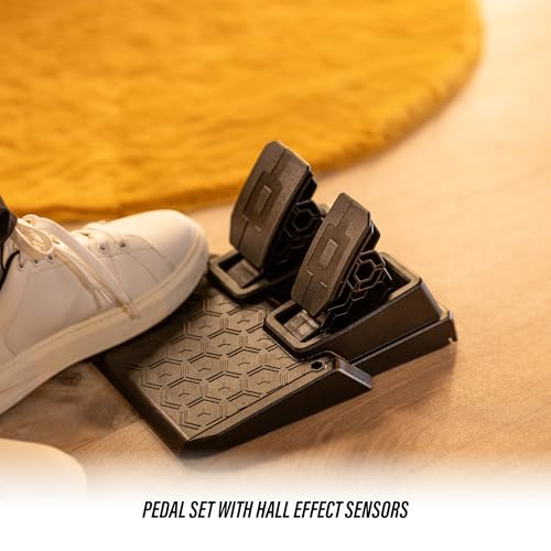 Image of Thrustmaster T98 Ferrari 296 GTB Racing Wheel and Pedal Set (compatible with PS5, PS4 & PC)