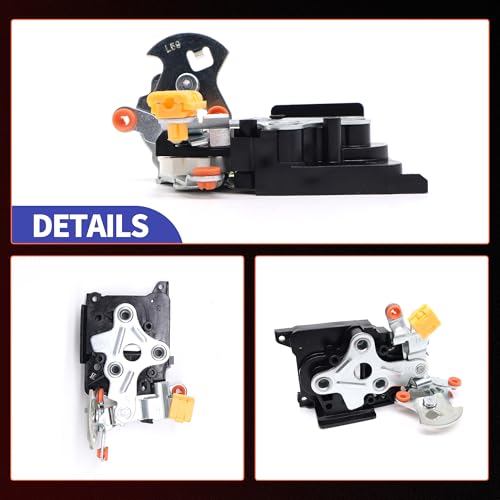 Image of HiSport Door Latch Assembly LH Left Driver Front 15111447 Replacement for Buick Cadillac Chevy GMC Sonoma S10 Pickup Caprice Deville Roadmaster Cruiser