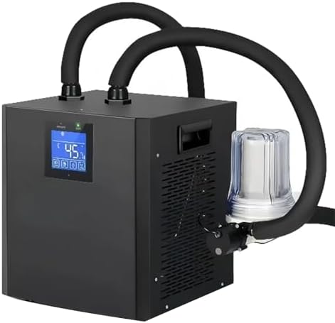 Refrigeratore d'acqua per vasche da bagno di ghiaccio con pompa e filtro