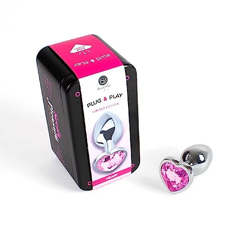 SECRET PLAY - PLUG ANAL CORAZÓN - ROSA