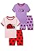 Family Feeling Deer Little Girls' Short Pajamas 100% Cotton Clothes 12M-10 Years