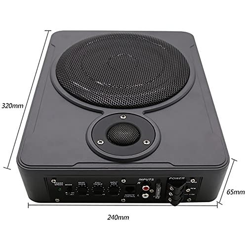MUSESPANI 200W Amplified Car Subwoofer, 12V Car Audio Modified Subwoofer, Low Profile, 8 Inch Subwoofer, Great for Vehicles That Need Bass But Have Limited Space - Thumbnail 2