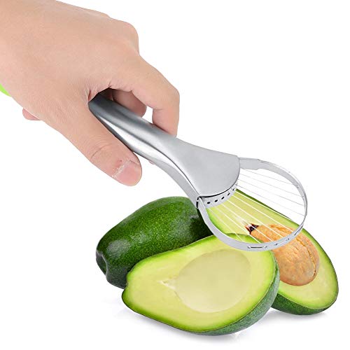 2-in-1 Avocado Cutter – Stainless Steel Avocado Slicer Tool with