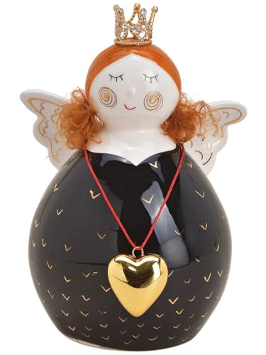 Pommerntraum ® | Dekorationsfigur Schutzengel Engel Black Angel...