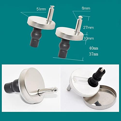 Image of 5xfix Toilet Seat Hinges Screws Universal Accessories Replaces Home
