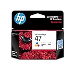 HP 47 Tri-Color Original Cartridge, W128280688 (Cartridge)