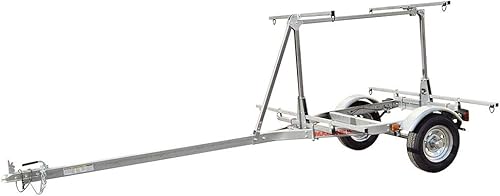 Vista 3 de Malone MPG464-LB MicroSport - Remolque de kayak de cama baja Capacidad de 20 pies/800 libras Totalmente sumergible Barra transversal de 22