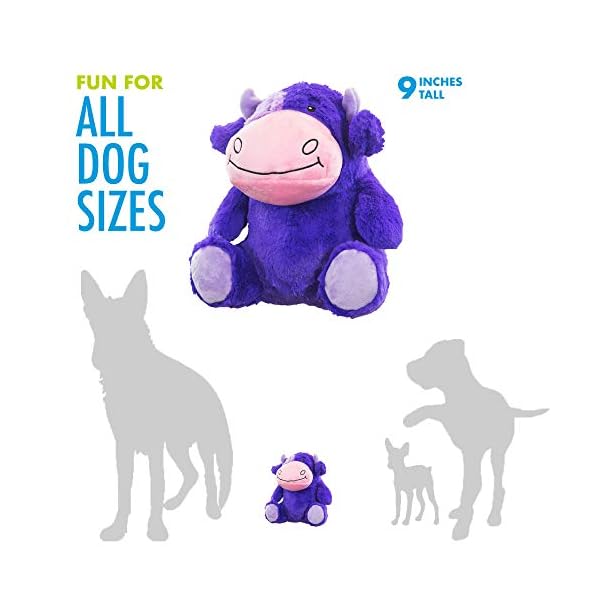 Hero-Chuckles-Plush-Squeaky-Dog-Toy-Durable-Stuffed-Animal-with-3-in-1-Squeaker Plush Squeaky Dog Toy