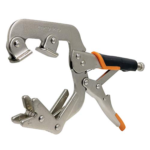 Welding Pipe Clamp 10Inch Welding Pipe Plier, Fast Release, CClamp Locking with Large VPads