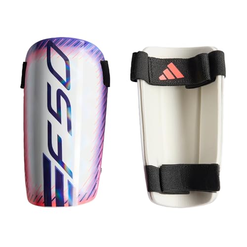 adidas Unisex F50 Training Shin Guards Shin_Guard, White/Solar Turbo/Solar Purple, M