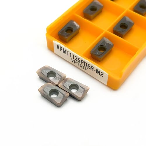 10PCS APMT1135 PDER M2 H2 VP15TF Carbide Insert End Milling Cutter miniatura 2