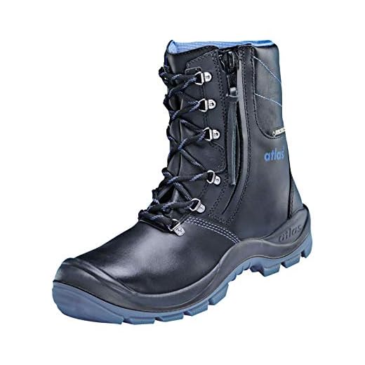 ELTEN Herren Elten Sikkerhedssko Renzo S3, mænd, letvægt, sort, stålhætte Sicherheitsschn rstiefel Rento Mid ESD S3 Gr e 43, Schwarz, 43 EU 6 Werkschoenen-Atlas-945GTX XP Goretex-S3-45