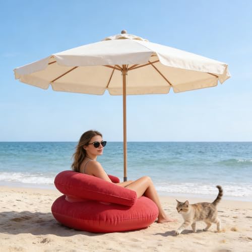 Chaise gonflable confortable et pliante pour intérieur et extérieur - 4