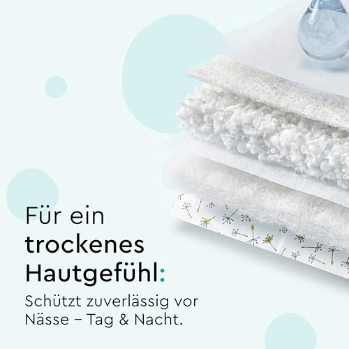 LILLYDOO hautfreundliche Baby Windeln - Größe 1 (2+ kg), Monatsbox (144 Stück), Sicherer Auslaufschutz, Weich, Ohne Parfüme & Lotionen für empfindliche Haut, Dermatologisch getestet