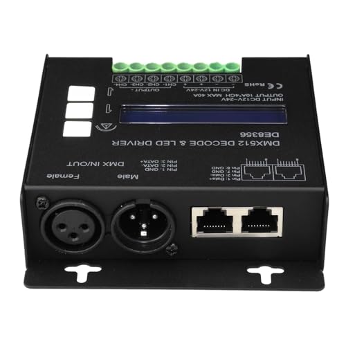 Décodeur DMX 12V 24V 4ch RGBW DMX512 DE8356 haute performance