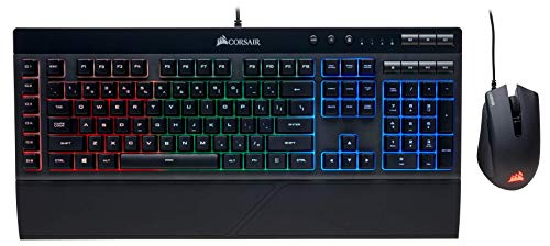 USB 2.0 Type-A Gaming K55 + HARPOON RGB Gaming Keyboard and Mouse Combo - Tastiera gaming - Immagine 1