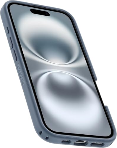 Image of OtterBox iPhone 16 (Only) - Symmetry Series+ Case - Bluetiful (Blue) - Snaps to MagSafe - Ultra-Sleek - Raised Edges Protect Camera & Screen - Non-Retail Packaging